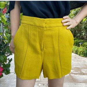 Yellow Mustard Summer Shorts